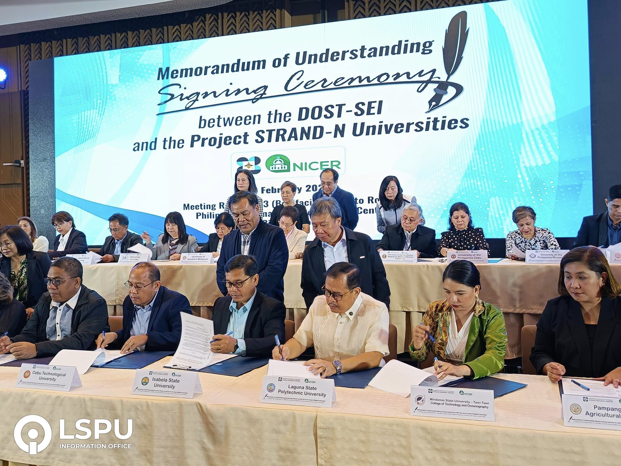 LSPU joins DOST SEI in offering grad scholarships for science and technology programs