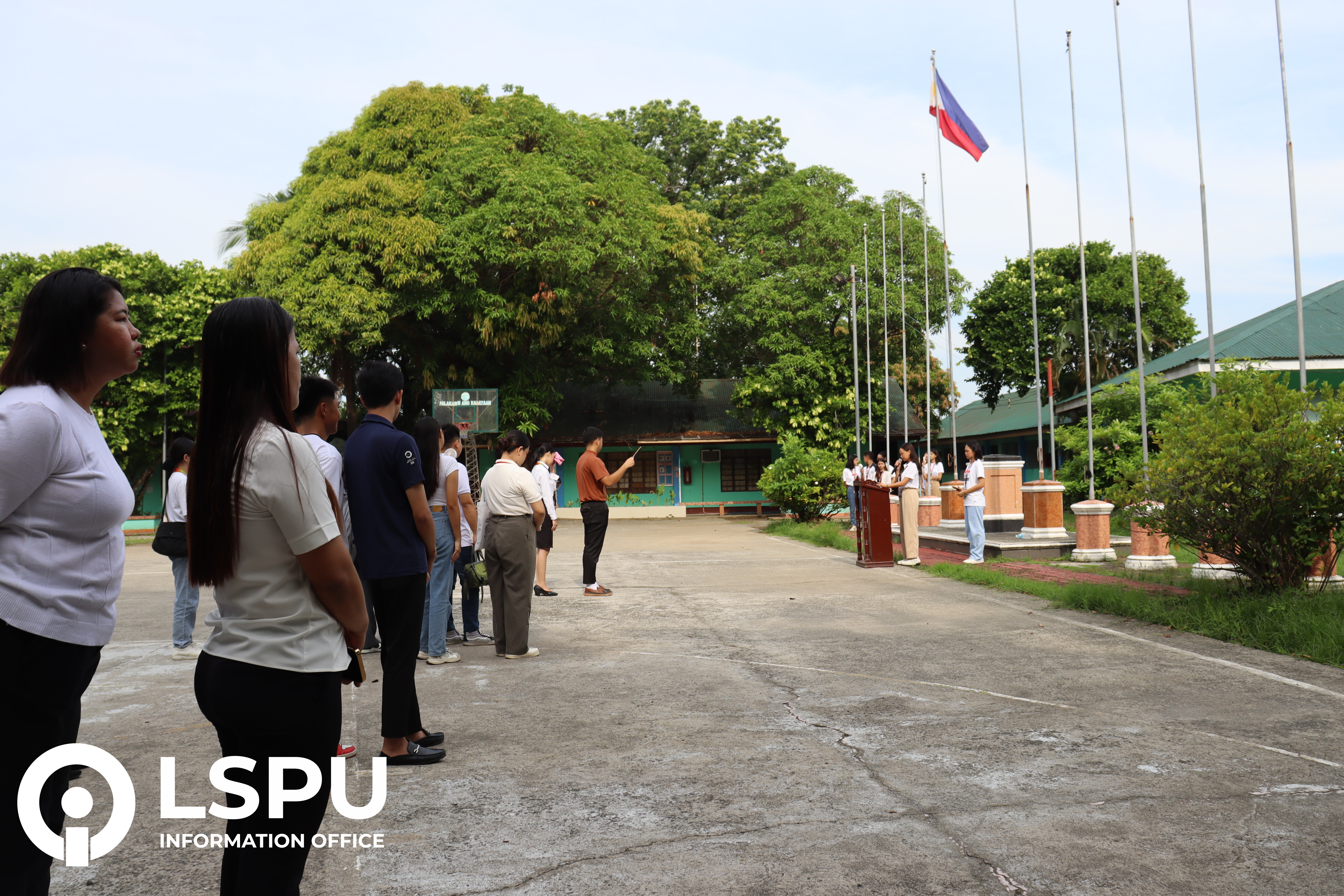 LSPU-LBC recites Bagong Pilipinas hymn and pledge
